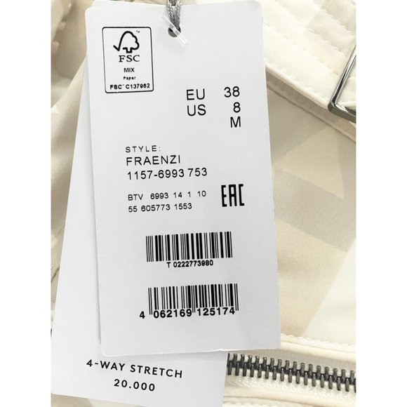 NEW $850 BOGNER Fraenzi Ski Pants!  US 8 e 38  White Tan Camo  20K Waterproof - Picture 9 of 9